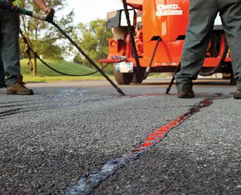 asphalt crack repair, orange county, peterson grading & paving
